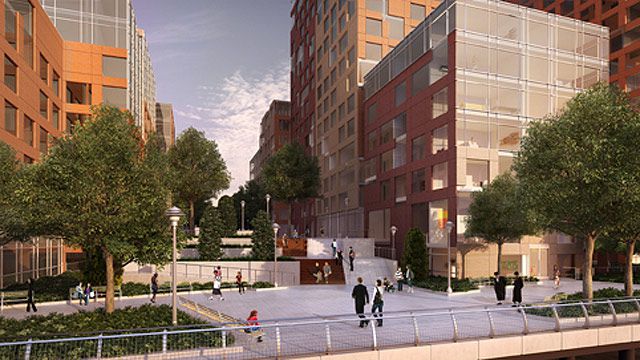 Proposed Open Space at South 2nd Street